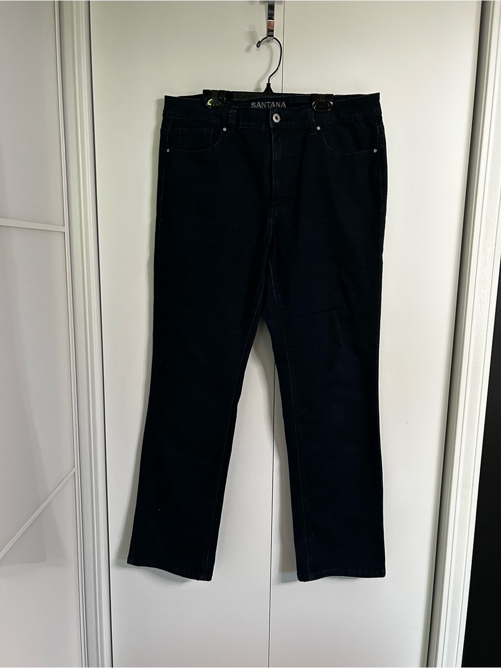 Santana Straight Fit Men’s Black Jeans